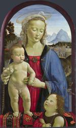 欧洲12-19世纪油画六_GHIRLANDAIO, David - The Virgin and Child with Saint John